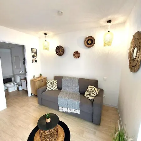 شقة L'ethnik--studio Confort--clim--parking--wifi *